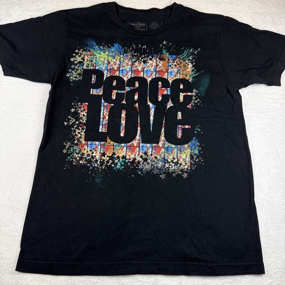 Hard Rock Cafe Honolulu Sig. Series 28 Ringo Star Beatle Peace Love Medium